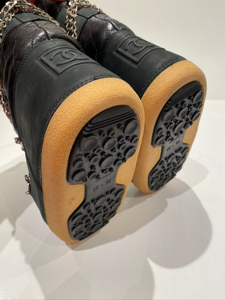 Chanel Moon Boots/Snow Boots - Str 35-37 - (Nypris ca 10-15.0000 kr for lignende støvler)