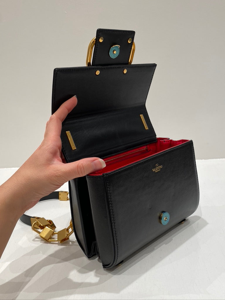 Valentino Garavani Stud Sign V LOGO Taske - (Nypris ca 18.700 kr/2.500 Euro - Kvittering medfølger!)