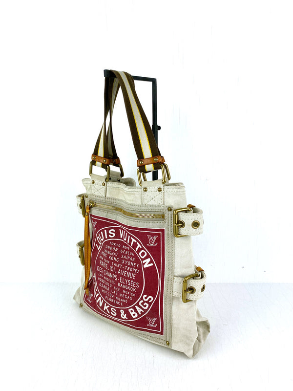 Louis Vuitton Trunk Canvas Bag/Taske