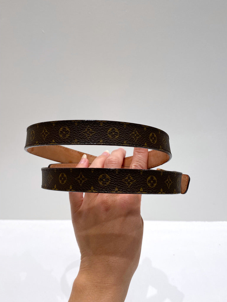 Louis Vuitton Smalt Bælte - Str 90