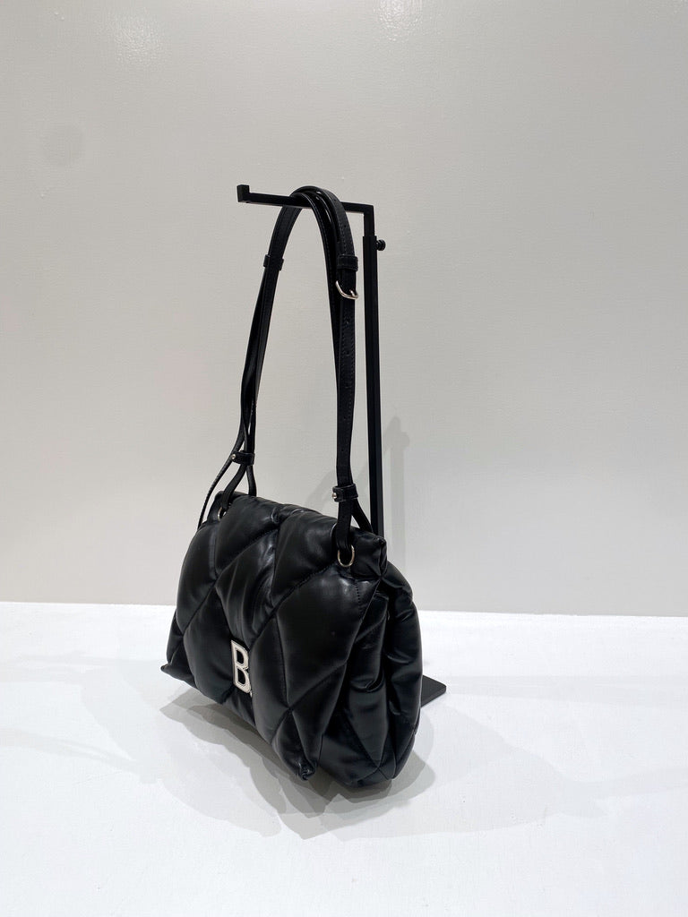 Balenciaga Padded Bag - Sort/ Handbag Touch Puffy Leather