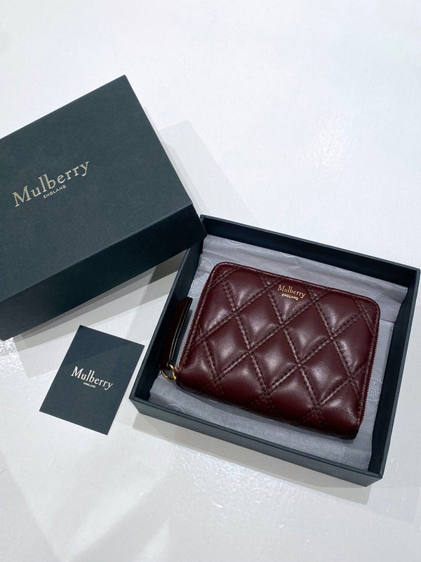 Mulberry Small Sip Purse/Pung - Burgundy - (Nypris 1.550 kr)