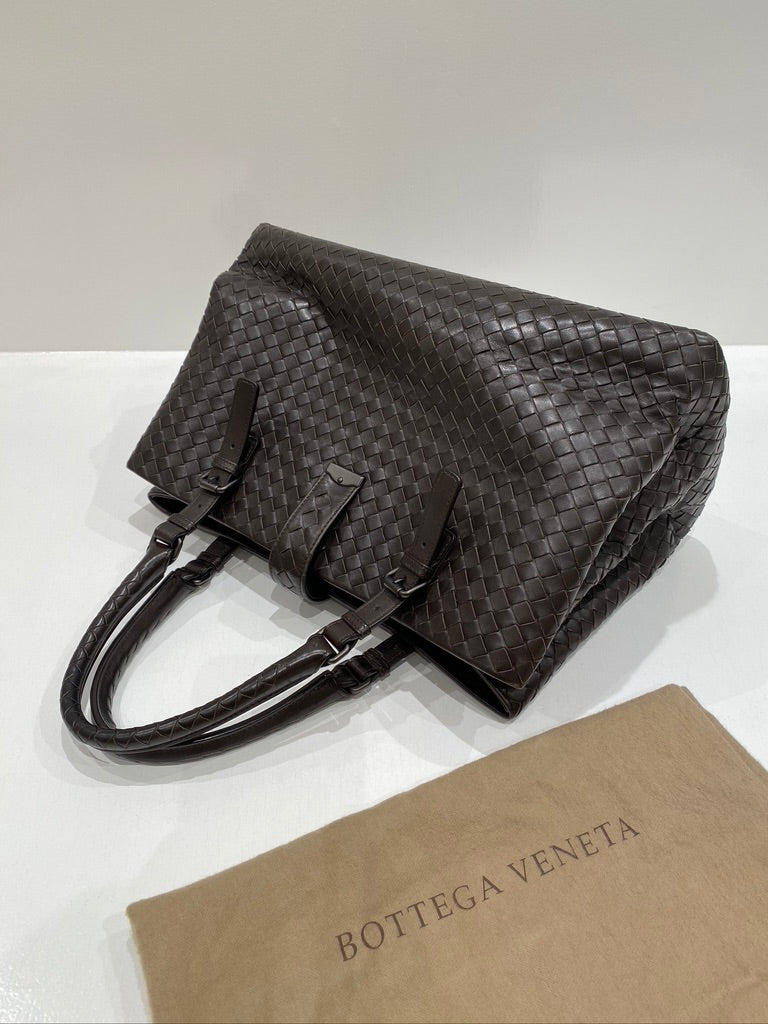 Bottega Veneta Roma Bag - Mørkebrun