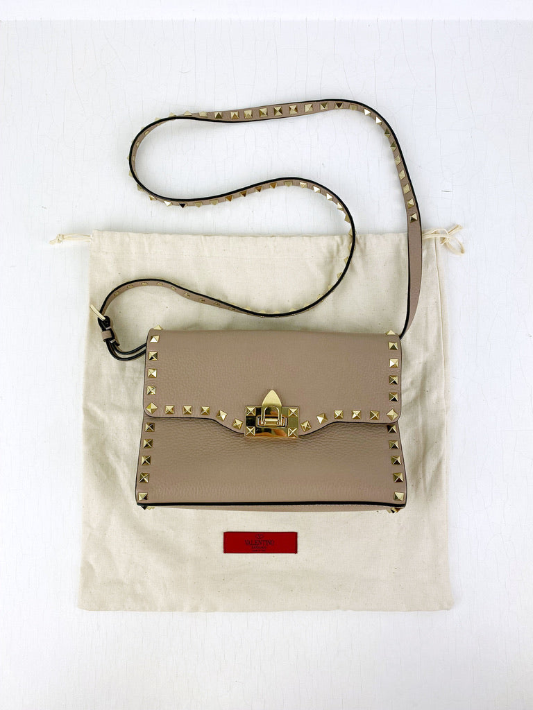 Valentino Small Rockstud Crossbody Bag/Taske - (Nypris 10.840 kr)