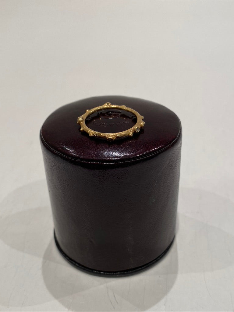 Ole Lynggaard Nature Ring - 18 Karat Guld Med Diamanter - (Nypris 14.900 kr)