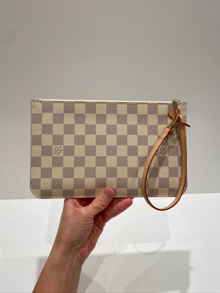 Louis Vuitton Clutch Damier Azur -  (Fra Neverfull Taske)