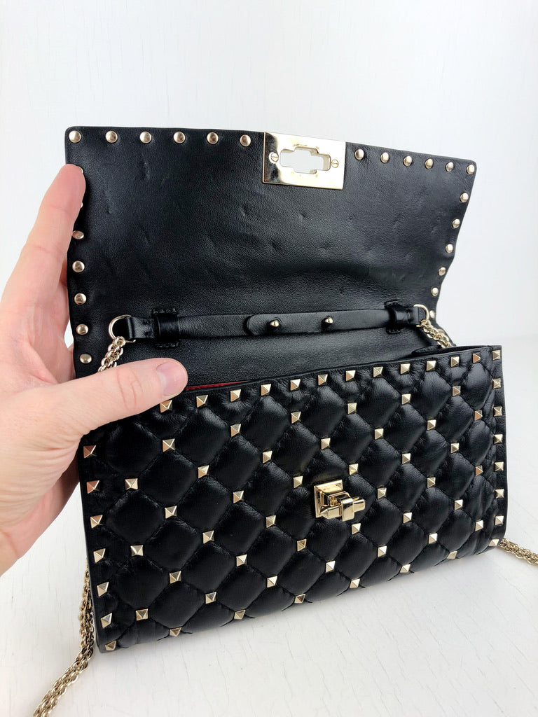 Valentino Rockstud Spike Nappa Leather Crossbody - (Nypris 13.940 kr)