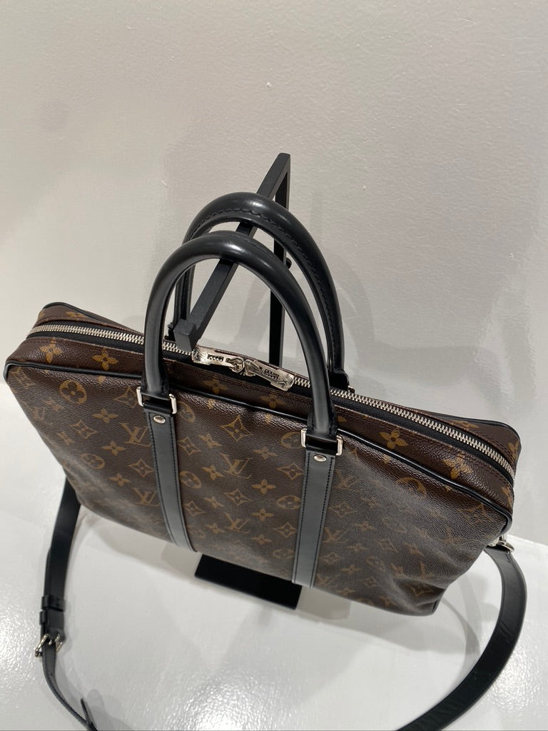 Louis Vuitton Monogram Porte-Documents/ Klassisk Arbejdstaske - (Nypris ca 17.600 kr)