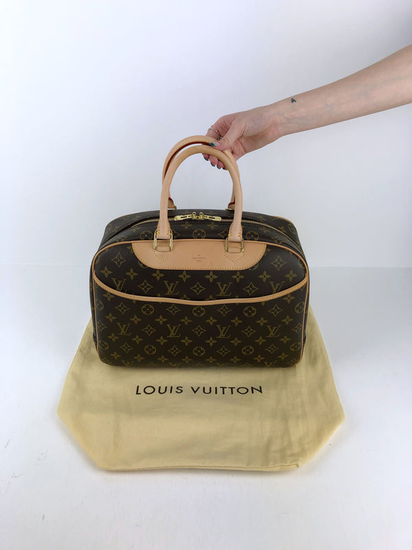 Louis Vuitton Monogram Deauville/Bowling Bag/Taske