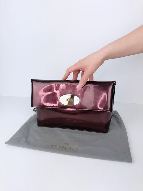 Mulberry Stor Clutch/ Taske
