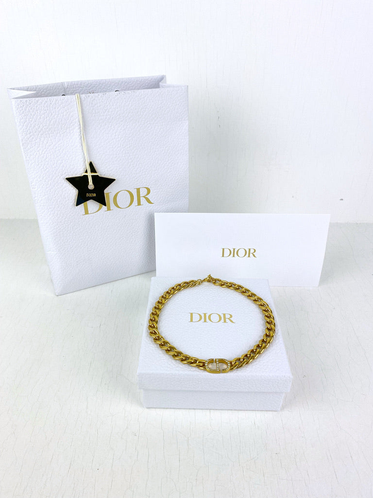 Dior Necklace/Halskæde - (Nypris ca 5.150 kr/690 Euro)