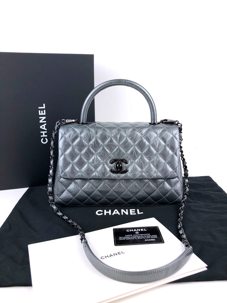 Chanel Medium Flap Bag With Top Handle