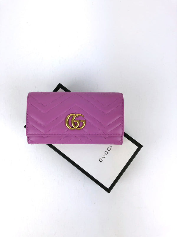 Gucci Marmont Stor Pink Wallet/ Pung