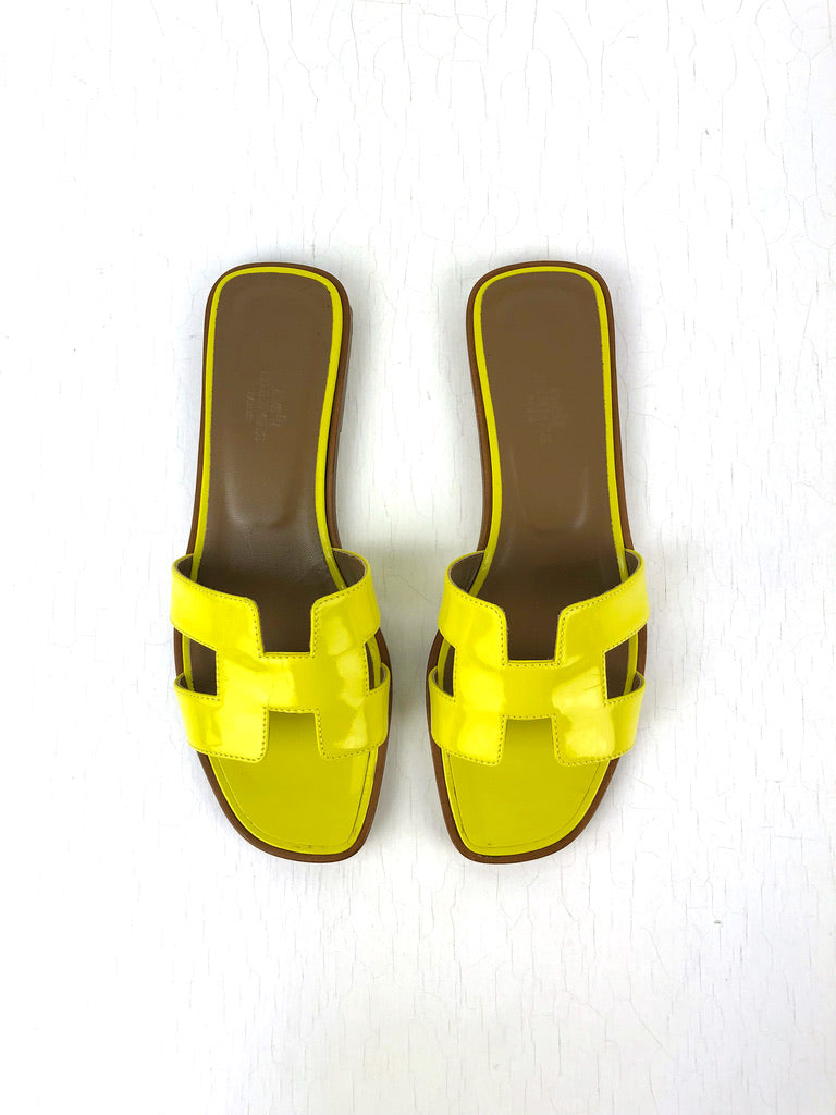 Hermes Oran Sandaler - Str 37,5 (Passer ca str 37)