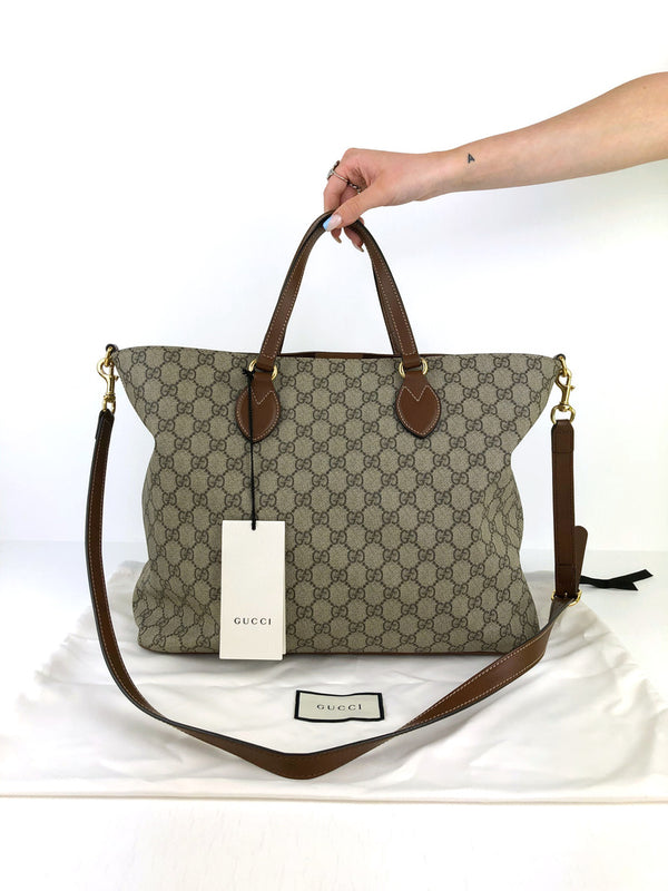 Gucci Monogram Soft Tote/Taske