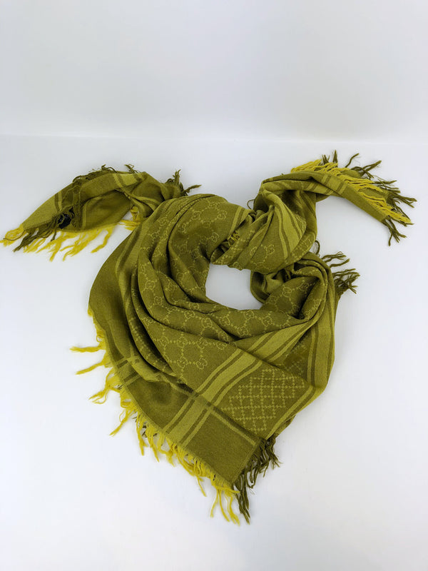 Gucci Stort Tørklæde Gult