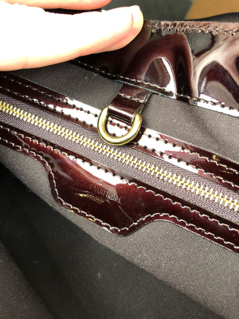Louis Vuitton Wilshire Vernis Bag/Taske - Mørk Bordeaux
