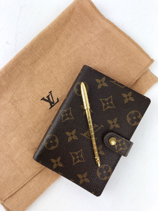 Louis Vuitton Monogram Kalender inkl. LV lille kuglepen