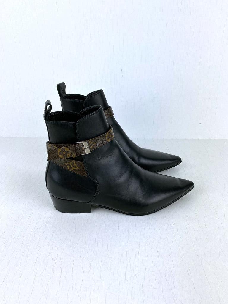 Louis Vuitton Ankle Boots - Str 37,5