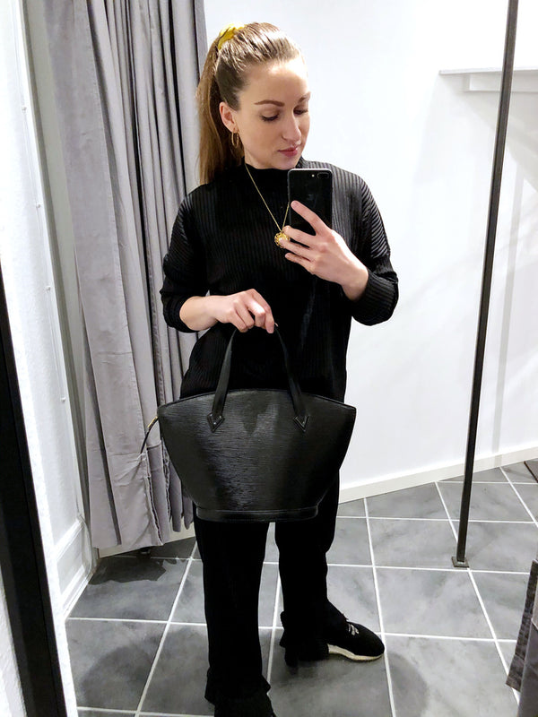 Louis Vuitton St Jacques Epi Noir Taske