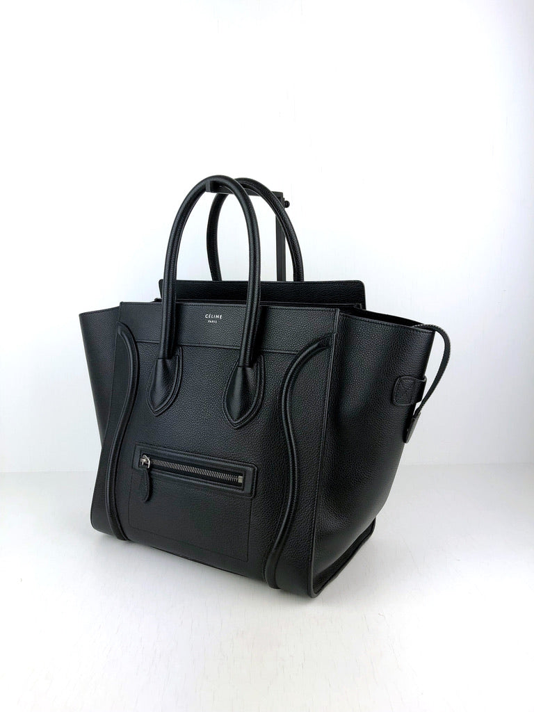 Celine Mini Luggage Handbag - Sort