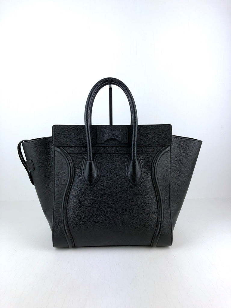 Celine Mini Luggage Handbag - Sort