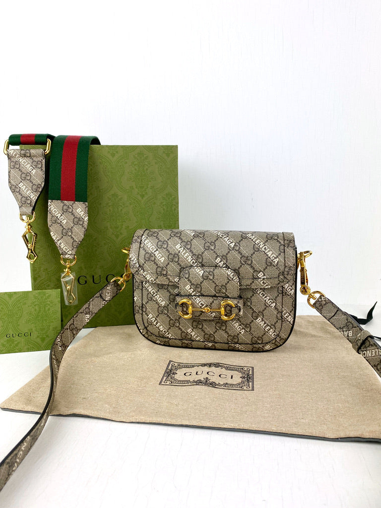 Gucci X Balenciaga Monogram Bag - (Nypris 18.750 kr)