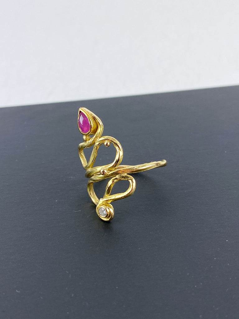 Josephine Bergsøe Ring - Str 59 - (Nypris ca 15.000 kr)