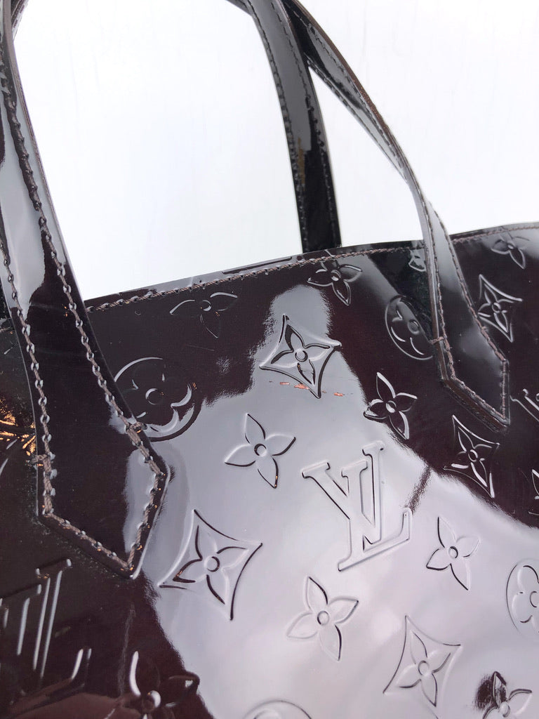 Louis Vuitton Wilshire Vernis Bag/Taske - Mørk Bordeaux