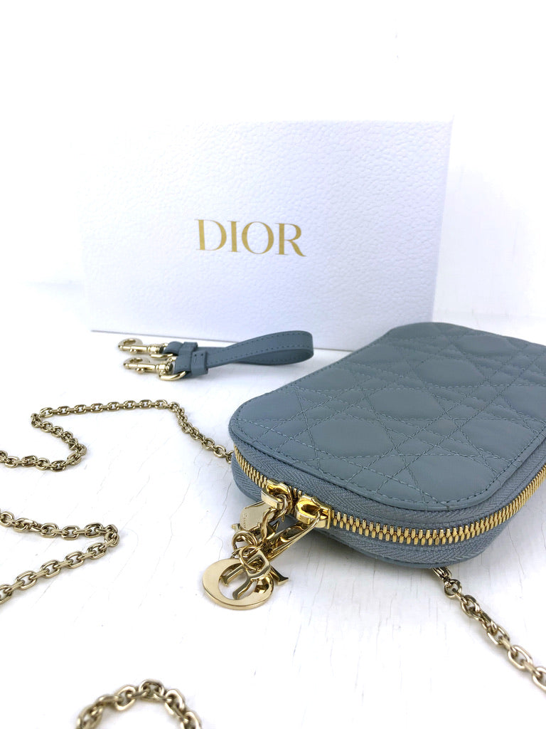 Dior Lille Taske/Lady Dior Phone Holder