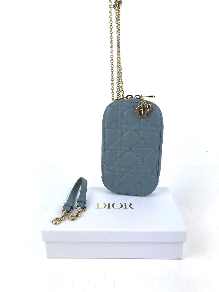 Dior Lille Taske/Lady Dior Phone Holder