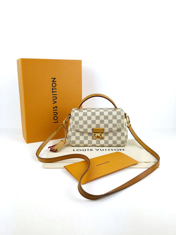 Louis Vuitton Croisette Damier Azur Taske