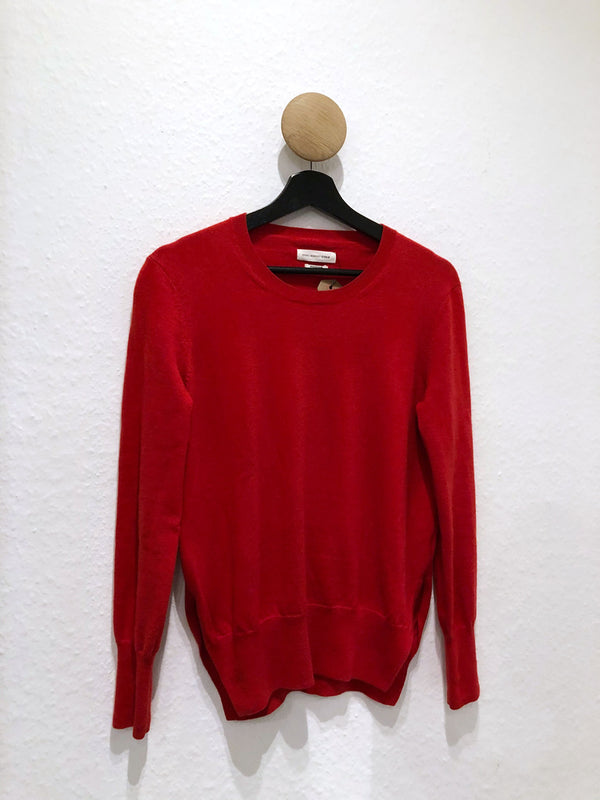 Isabel Marant Ètoile Rød Strikbluse - Passer Str S