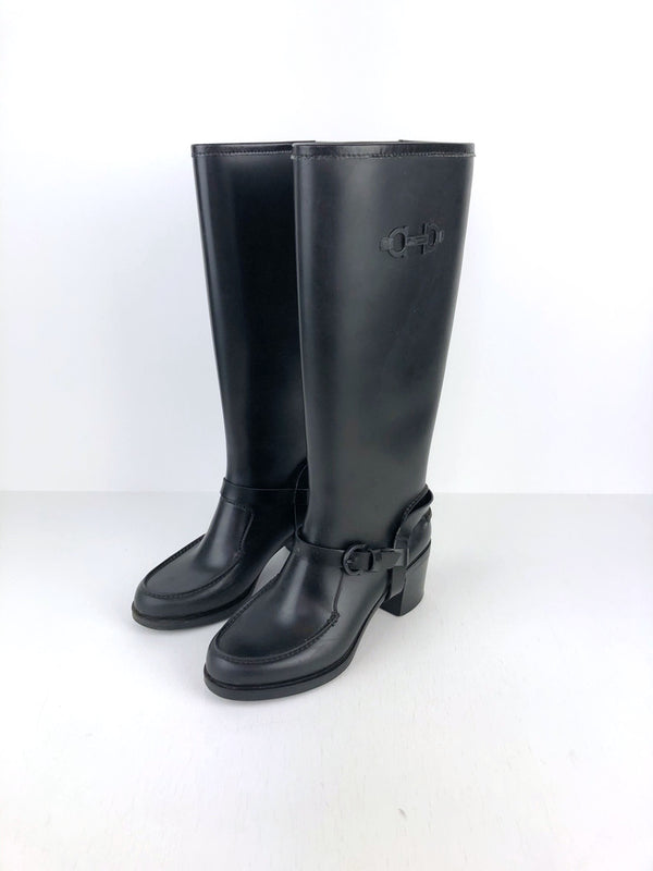 Salvatore Ferragamo Gummistøvler - Str 39 (Lille i størrelsen)