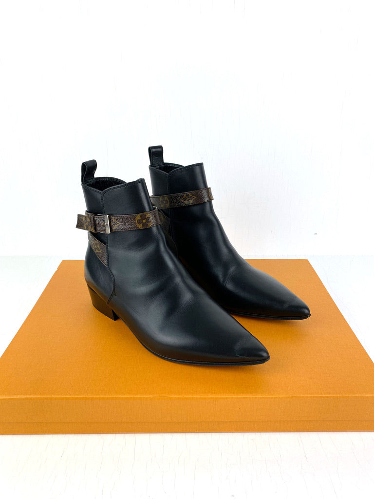 Louis Vuitton Ankle Boots - Str 37,5