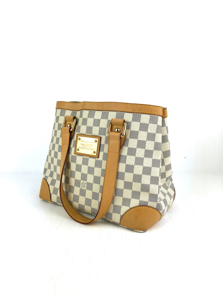 Louis Vuitton Damier Azur Hamstead Bag/Taske