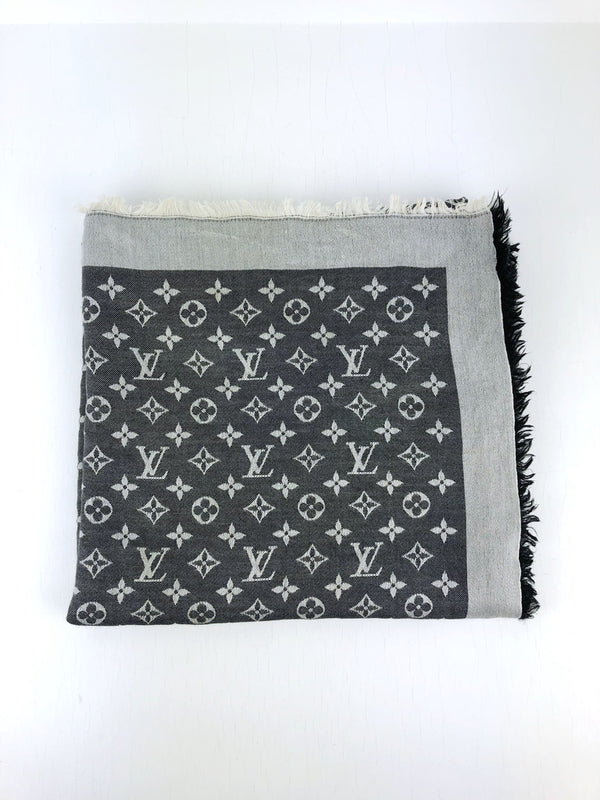Louis Vuitton Monogram Tørklæde I Grå