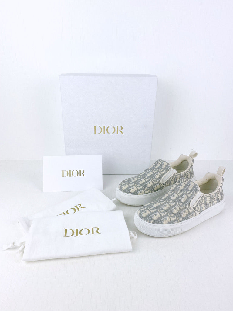 Dior Solar Grey Stone Sneakers - Str 38 - (Nypris ca 6300 kr)