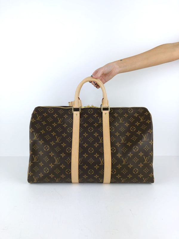 Louis Vuitton Keepal 45 Monogram Weekend Taske