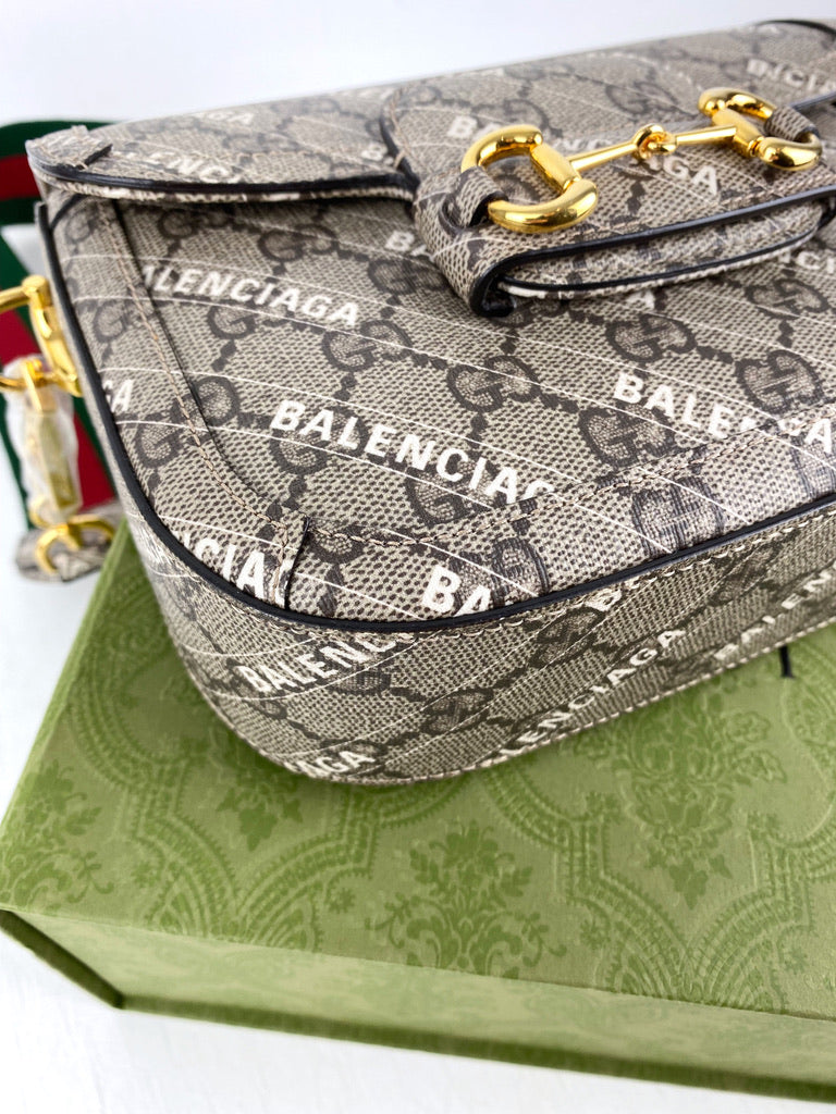 Gucci X Balenciaga Monogram Bag - (Nypris 18.750 kr)