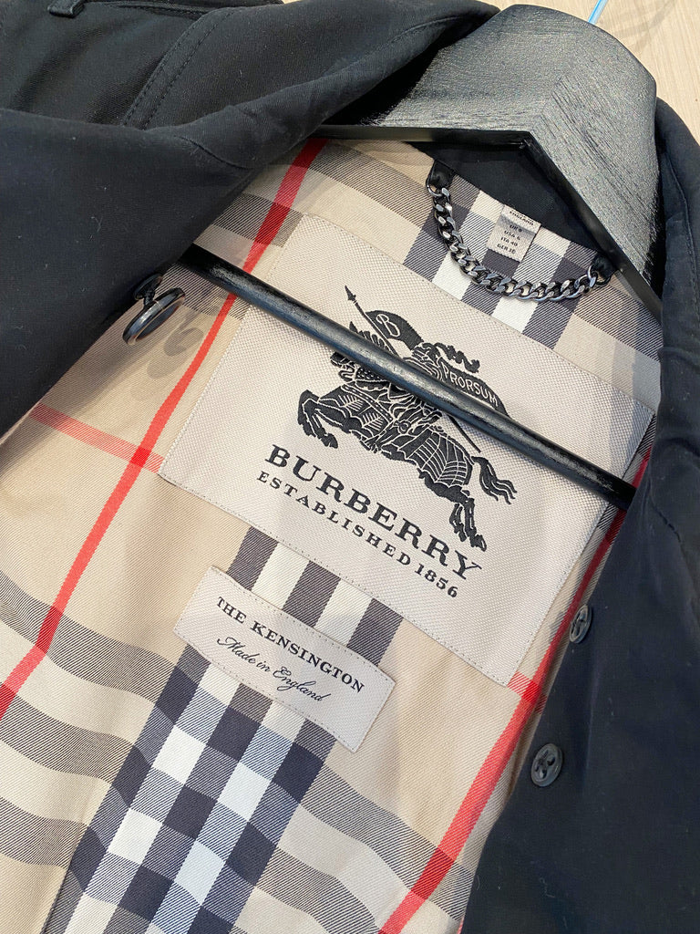 Burberry Trenchcoat/Jakke - Str Uk8/Us6/ It40 - Passer ca S/Lille M