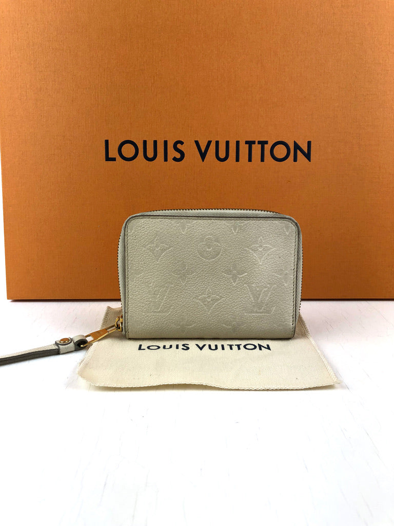 Louis Vuitton Empreinte Leather Wallet - Cremehvid - (Nypris ca 4.100 kr)