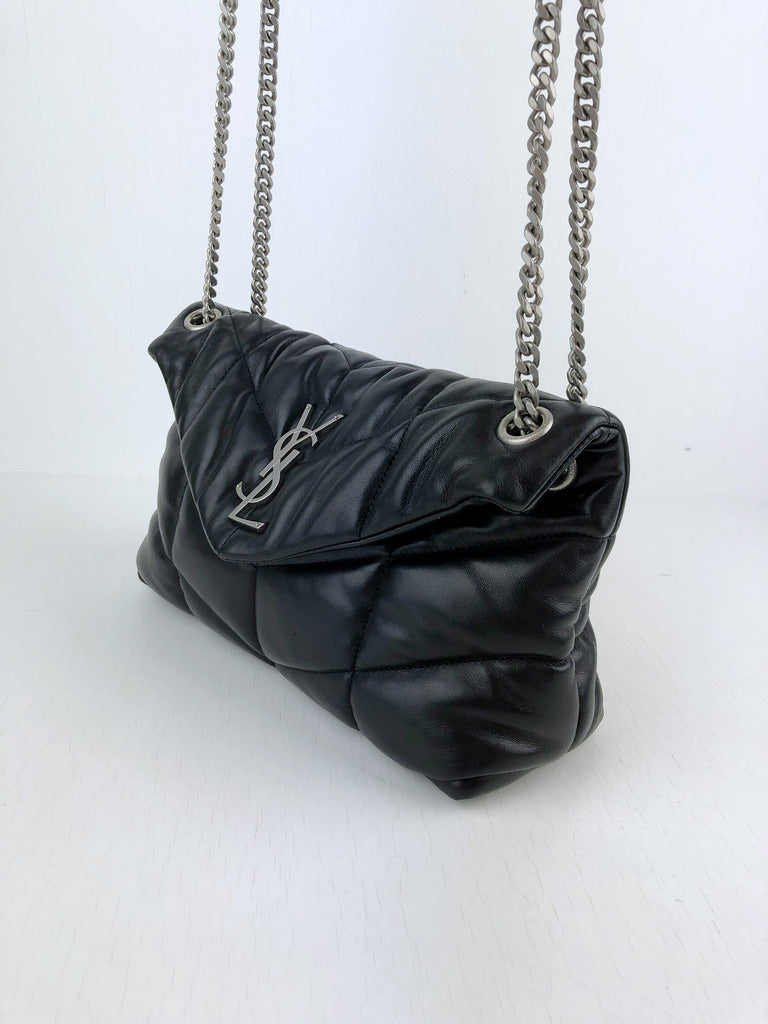 Saint Laurent Puffer Small Bag/Taske - Sort