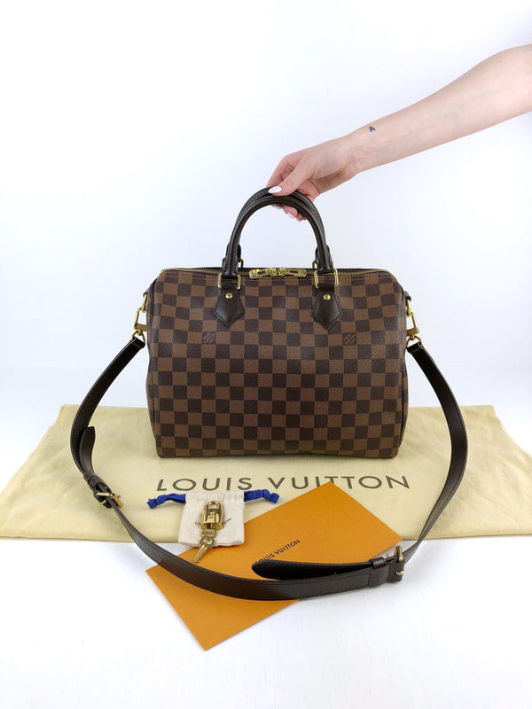 Louis Vuitton Speedy Bandouliére 30 Damier Taske