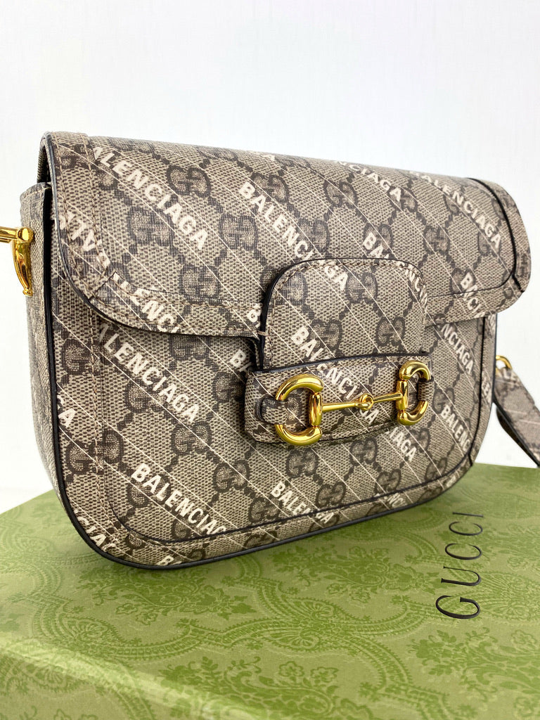 Gucci X Balenciaga Monogram Bag - (Nypris 18.750 kr)