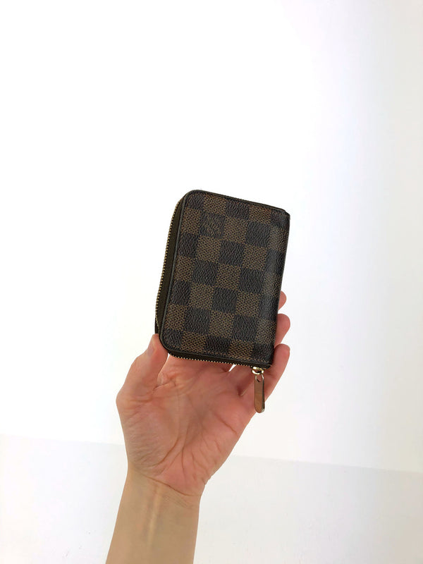 Louis Vuitton Damier Ebene Lille Zip Wallet