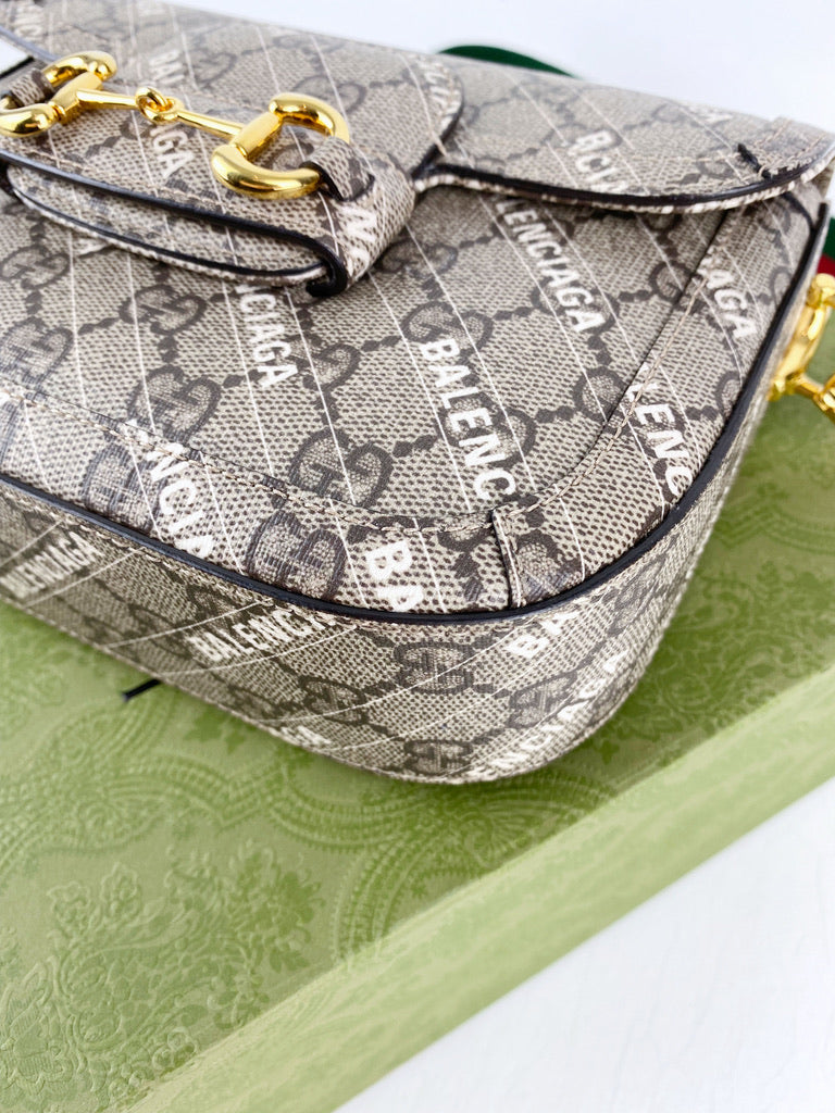 Gucci X Balenciaga Monogram Bag - (Nypris 18.750 kr)
