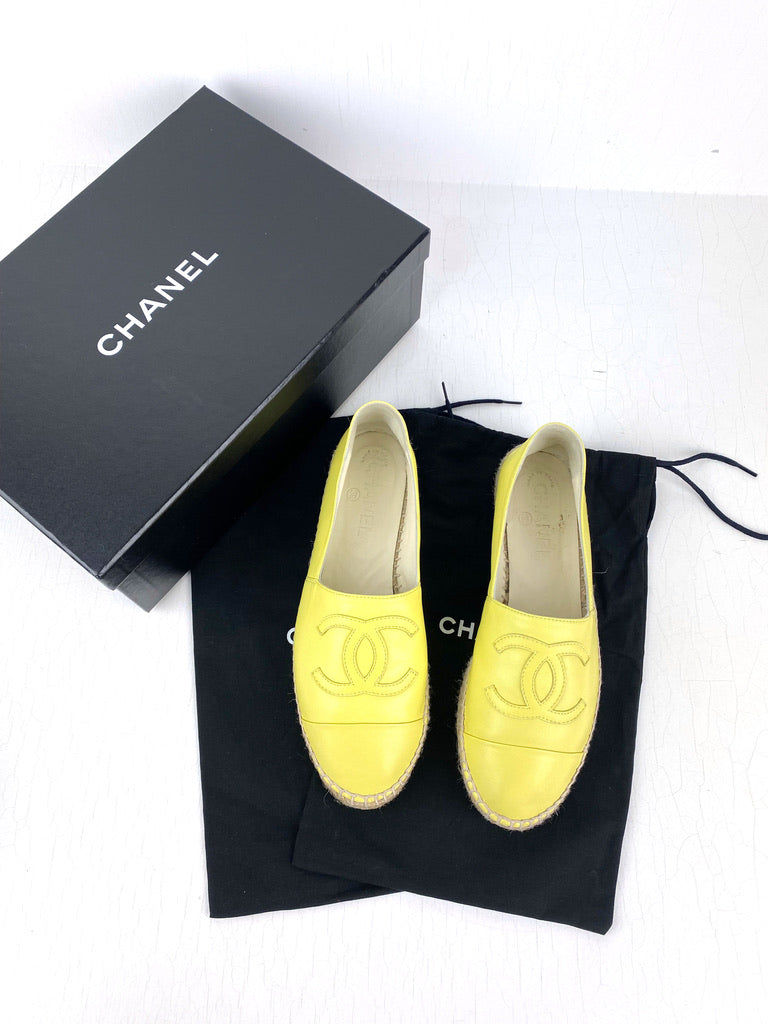 Chanel Espadrille - Str 38 - (Nypris Ca 6.700 Kr)