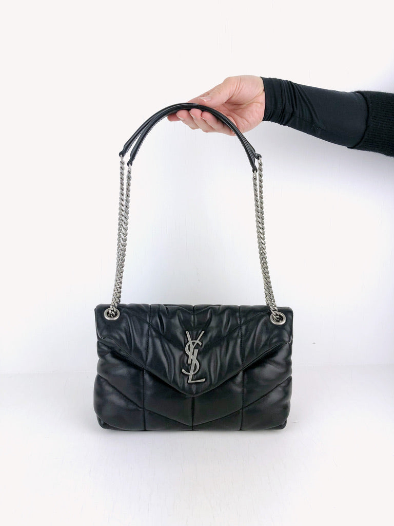 Saint Laurent Puffer Small Bag/Taske - Sort