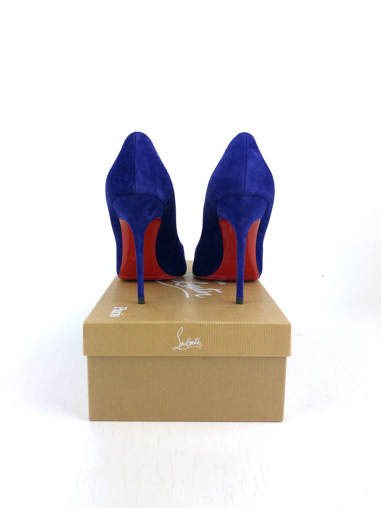 Christian Louboutin Stiletter - Str 39,5 - Blå